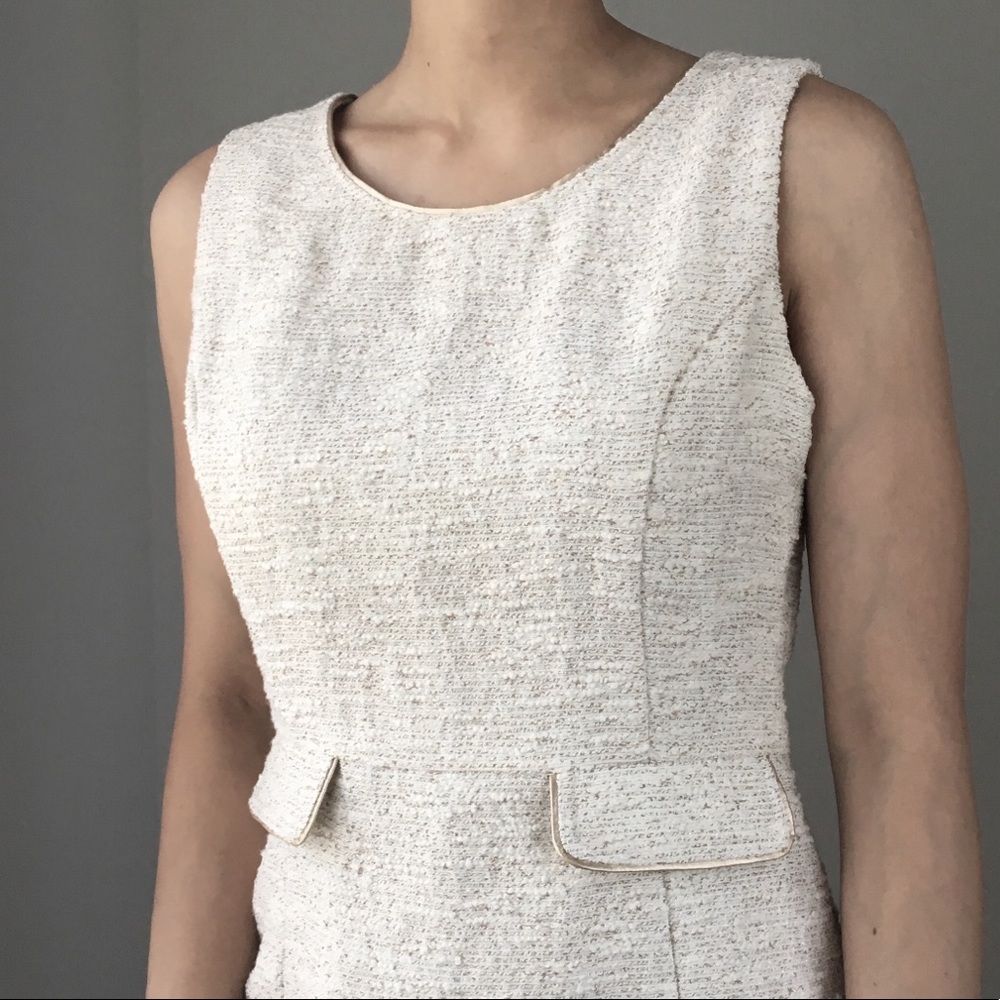 TWEED KNIT OPEN BACK MINIDRESS - Picture 6 of 7